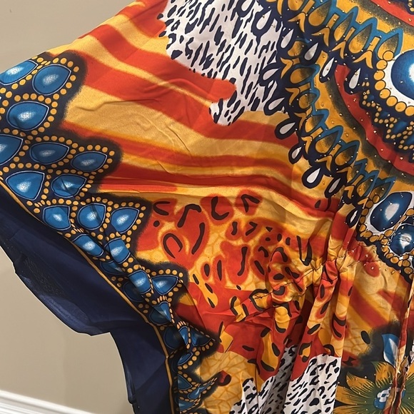 Caftan women luxury dress, Beach wear kaftan resort wear Vacation dress 1906 - Picture 5 of 9